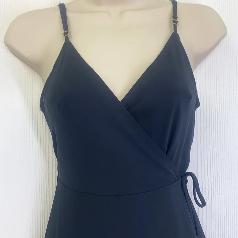 Show Me Your MuMu - Meghan Wrap Dress In Black Size Small